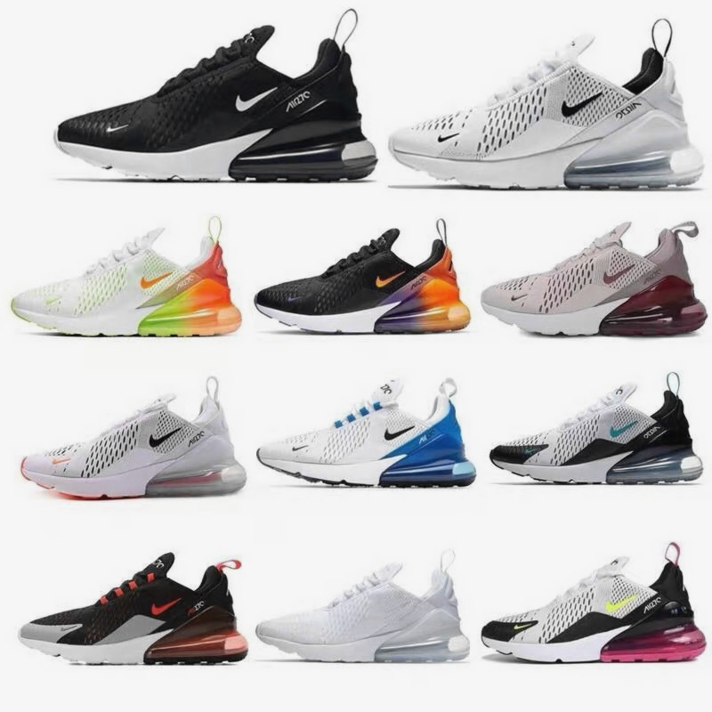 2020 Air Top 270 TN React Sneakers Designer Mens Women Running Shoes Triple White University Bred Red Olive Volt Sport Shoe Maxes 36-45, Black;gray