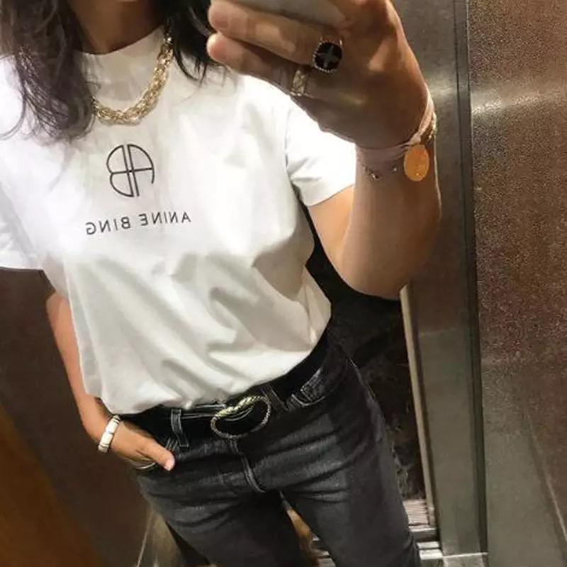 Rowling Vintage White Cotton Graphic Tees Women Casual Short Sleeve Summer Tee Tops Animal Fashion Blogger T-shirt Tops 210406