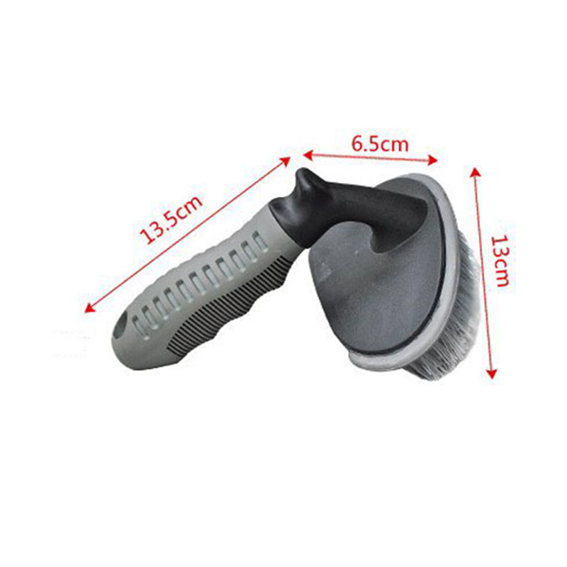 Car Beauty Hub Brush Special Tire Cleaning Brushes Interior Floorliner Carpet Upholstery Detailing Brush Soft Fiber Car Wash Tools