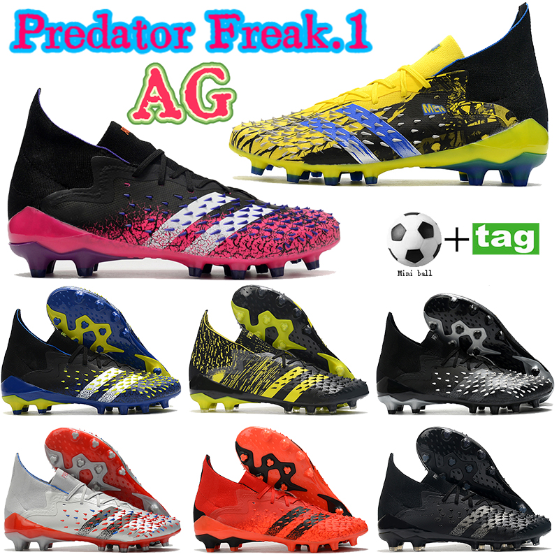 With gifts Predator Freak.1 AG mens soccer cleats shoes Low black white solar Bright yellow Showpiece Pack silver fuchsia football sneakers boots men trainers, Bubble wrap packaging
With gifts Predator Freak.1 AG mens soccer cleats shoes Low black white solar Bright yellow Showpiece Pack silver fuchsia football sneakers boots men trainers, Bubble wrap packaging