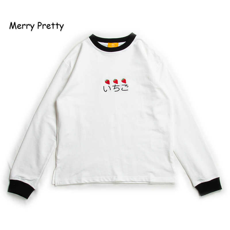 MERRY PRETTY Harajuku Cartoon Strawberry Printed Cotton Hoodies Sweatshirts Autumn Women Long Sleeve Pink Sweet Pullovers Tops 210526, Black
MERRY PRETTY Harajuku Cartoon Strawberry Printed Cotton Hoodies Sweatshirts Autumn Women Long Sleeve Pink Sweet Pullovers Tops 210526, Black