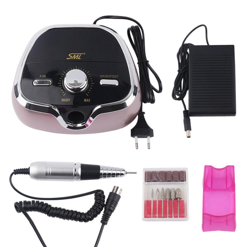 Nail Drill & Accessories Professional Polisher 35000rpm Adjustable Reverse Rotation Direction Manual Pedal Speed Switch High Quality