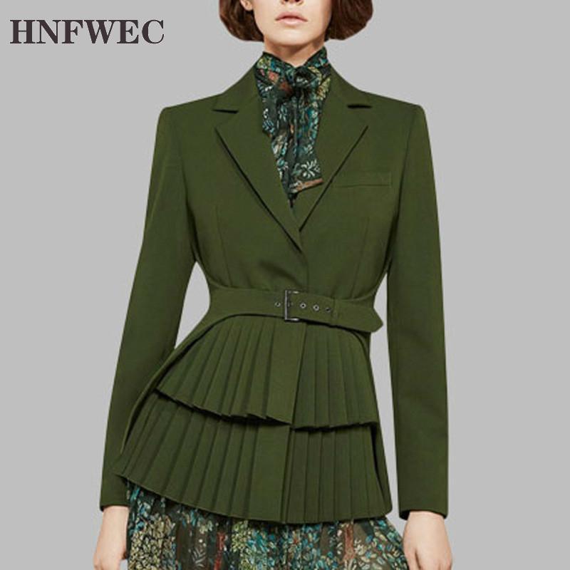 Women' Jackets 2021 Fashion Women Clothes Turn-down Collar Full Sleeve Sashes High Waist Adjust Pleated Bottom Female Balazar U888, Black
Women' Jackets 2021 Fashion Women Clothes Turn-down Collar Full Sleeve Sashes High Waist Adjust Pleated Bottom Female Balazar U888, Black
