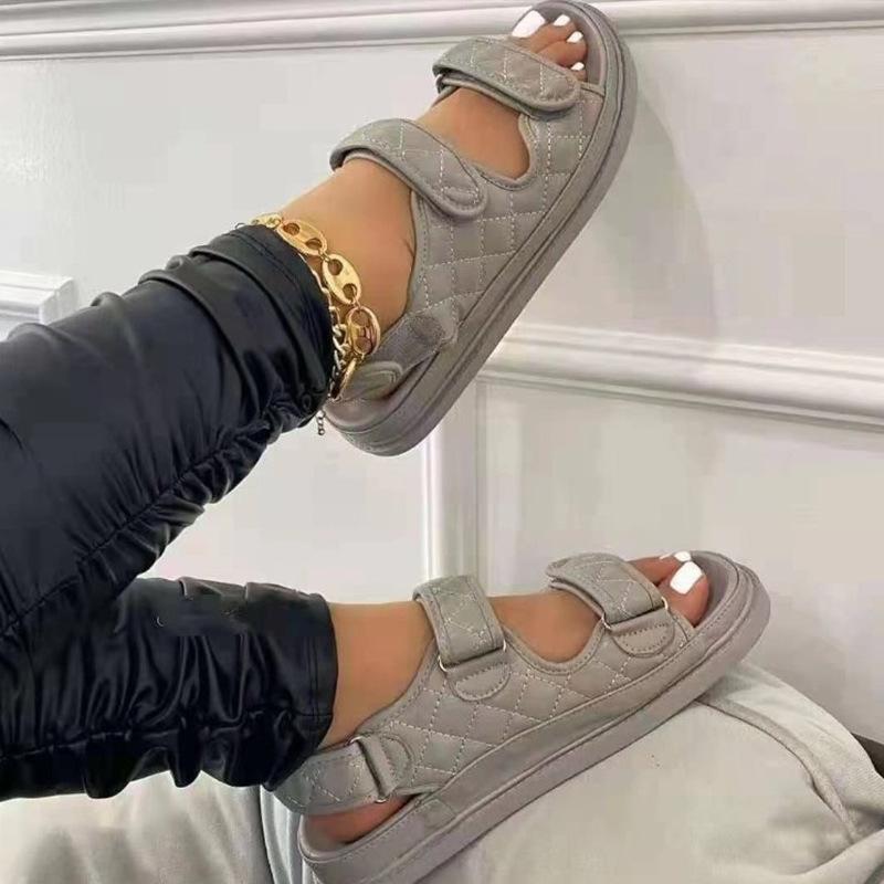 Sandals Women's Arrival Fashion Tape Soft And Comfortable Casual Beach Flat Summer Shoes For Women