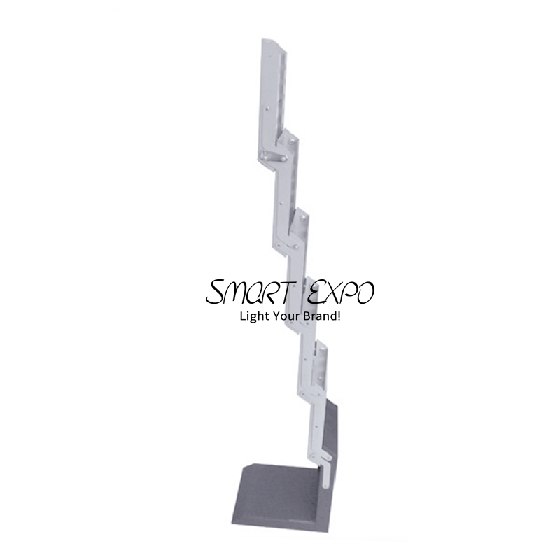 Metal Catalog Exhibition Stand Paper Brochure Advertising Display Rack