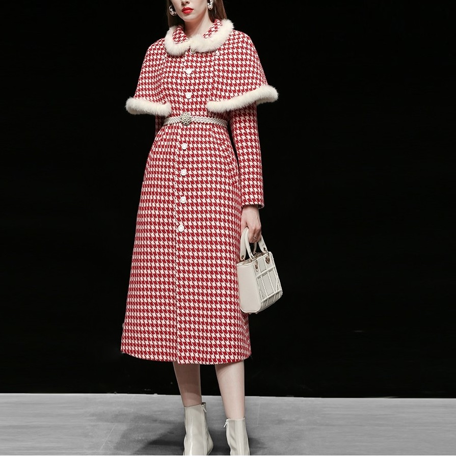 Women winter Party dresses ancient style Elegant long gown red sweet Retro clothing Feminino Vestidos wool dress with shawl
Women winter Party dresses ancient style Elegant long gown red sweet Retro clothing Feminino Vestidos wool dress with shawl