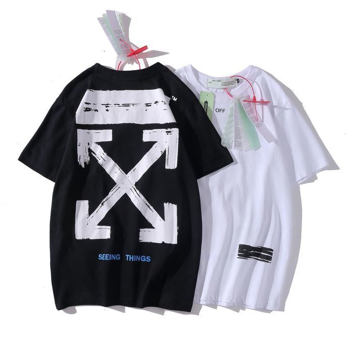 Men' s Tshirts 21ss Off Summer T-shirt Short Sleeve Half Loose Fit Unisex White, White;black
Men' s Tshirts 21ss Off Summer T-shirt Short Sleeve Half Loose Fit Unisex White, White;black
