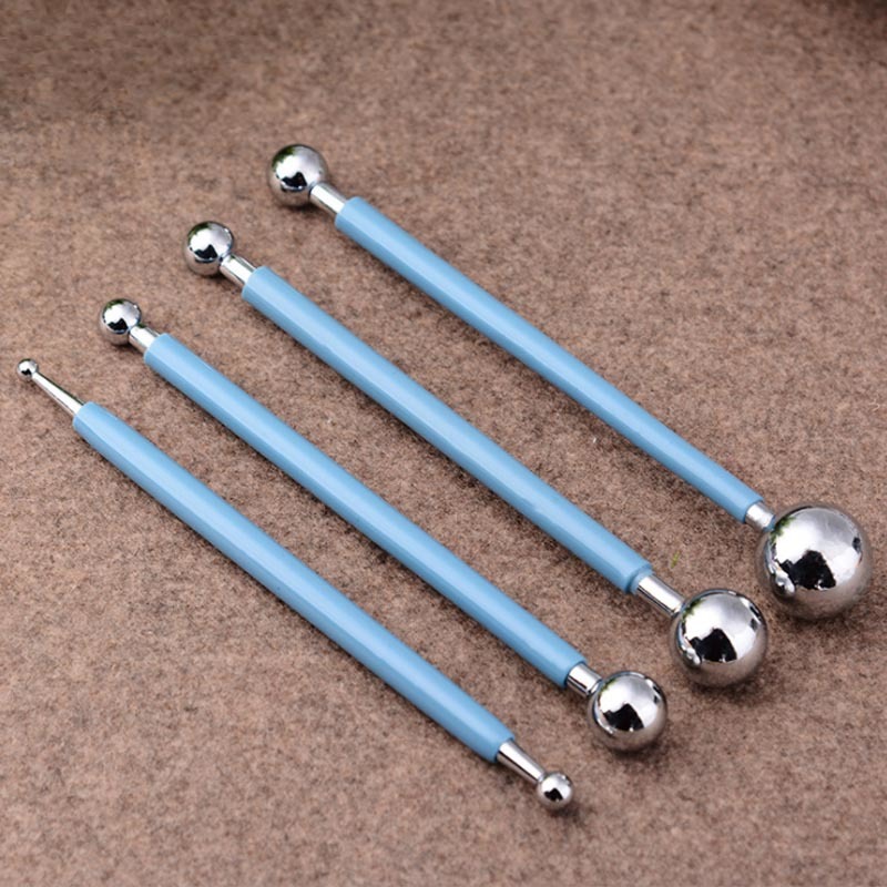 Professional DIY Stainless Steel Polymer Clay Tools Tool Sculpture Tools Toys For Clay Carving Molding Ball Stylus Sticks