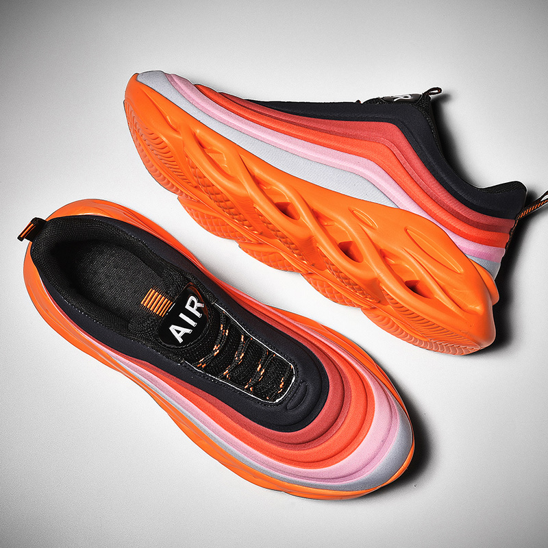 Top Fashion Women Mens Running Shoes Code: 99-2106 Orange Black White Blue Green Jogging Sports Trainers Sneakers Big Size 46