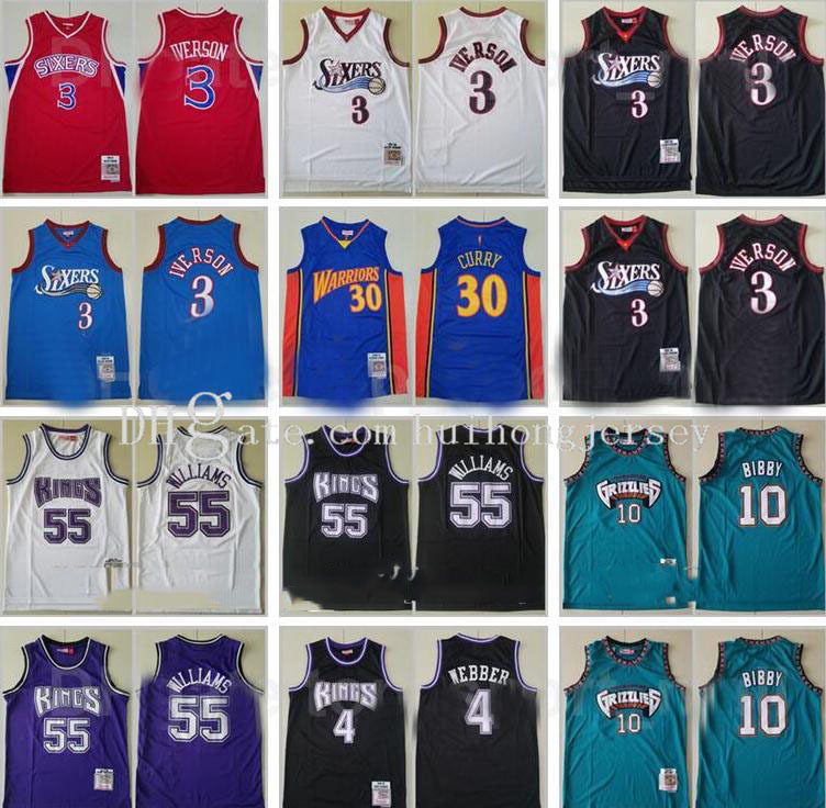 Stitched Mens Allen Iverson Jersey 3 Jason Williams 55 Chris Webber 4 Michael Mike Bibby 10 Stephen Curry 30 Basketball Jersey, 3 black
Stitched Mens Allen Iverson Jersey 3 Jason Williams 55 Chris Webber 4 Michael Mike Bibby 10 Stephen Curry 30 Basketball Jersey, 3 black