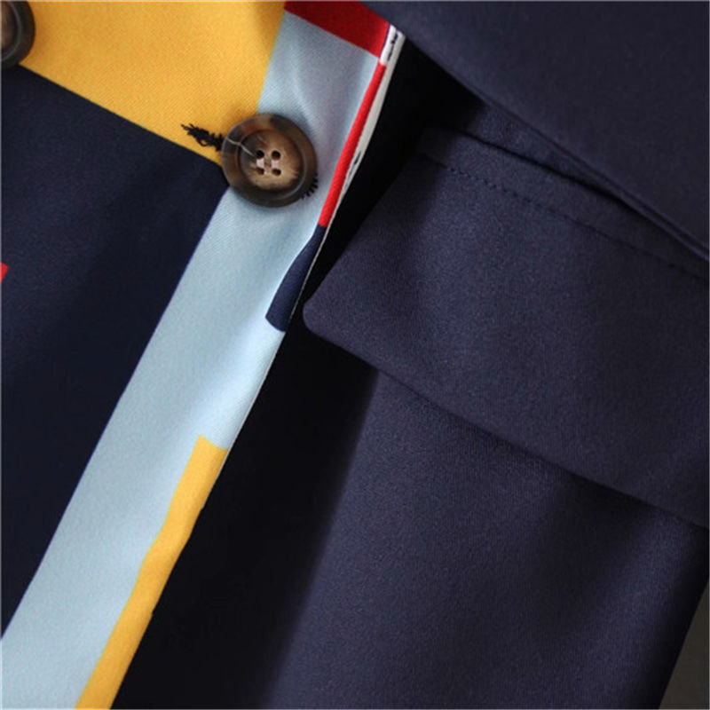 Women Fashion Stripe Patchwork Blazer With Belt Long Sleeve Office Lady Blazer Autumn Winter Ladies Streetwear Outwear Coat 210414