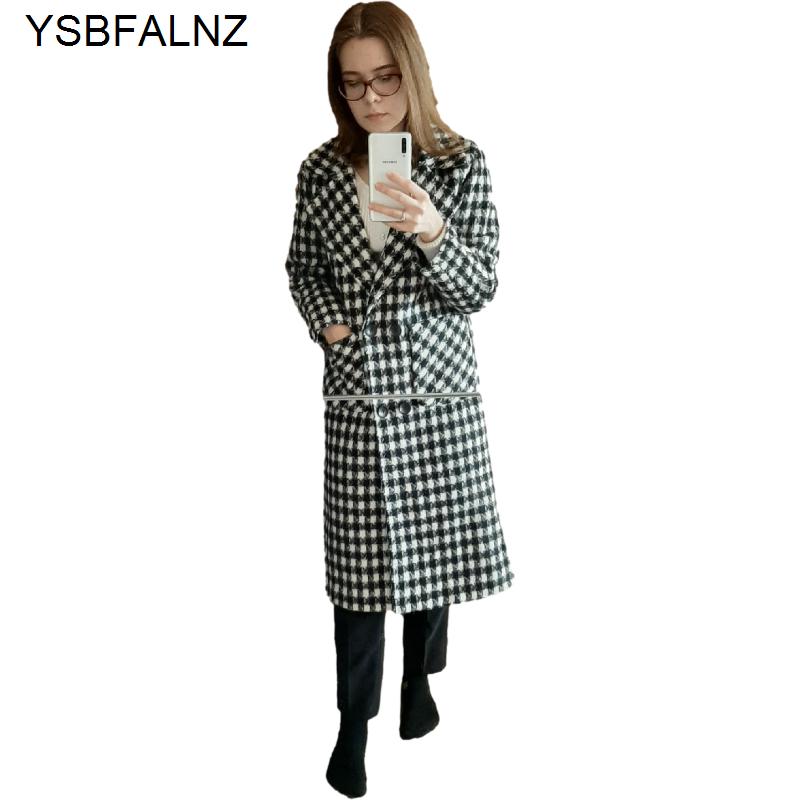 Woolen Coats Female Houndstooth Plus Size 4XL 2021 Autumn Winter Korean Fashion Thickened Below The Knee Lattice Womens Jackets Women's Wool, Black
Woolen Coats Female Houndstooth Plus Size 4XL 2021 Autumn Winter Korean Fashion Thickened Below The Knee Lattice Womens Jackets Women's Wool, Black