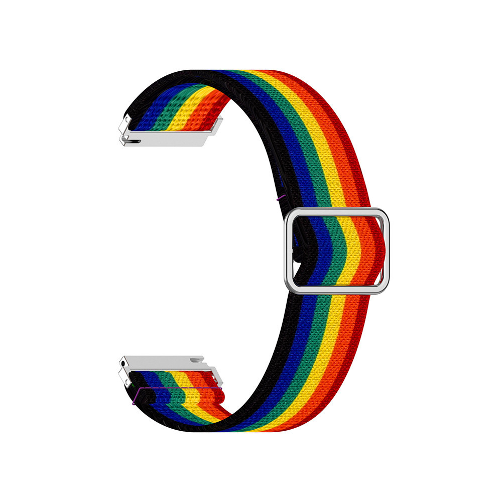 20mm 22mm Watch Strap Nylon Elastic Band For Amazfit GTS 2 Bip S U Lite Bracelet GTR 42mm 47mm Solo Loop Gear S3 free shipping