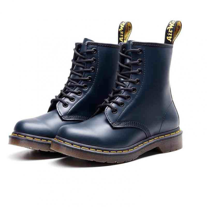 Men's Genuine Leather Boots Martens Femme Doc Unisex Winter Ankle High Luxury Motorcycle Shoes Woman Botas Mujer, Black
Men's Genuine Leather Boots Martens Femme Doc Unisex Winter Ankle High Luxury Motorcycle Shoes Woman Botas Mujer, Black
