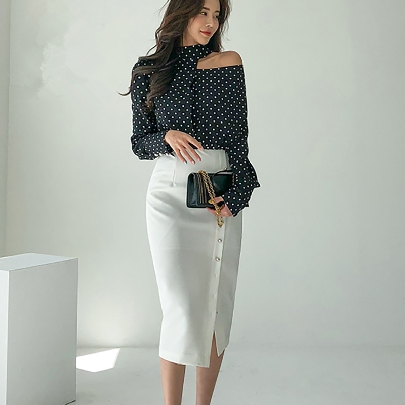 arrival women two-piece set print basic shirt and slim pencil skirt fashion work style high quality spring summer 210525, Top
arrival women two-piece set print basic shirt and slim pencil skirt fashion work style high quality spring summer 210525, Top