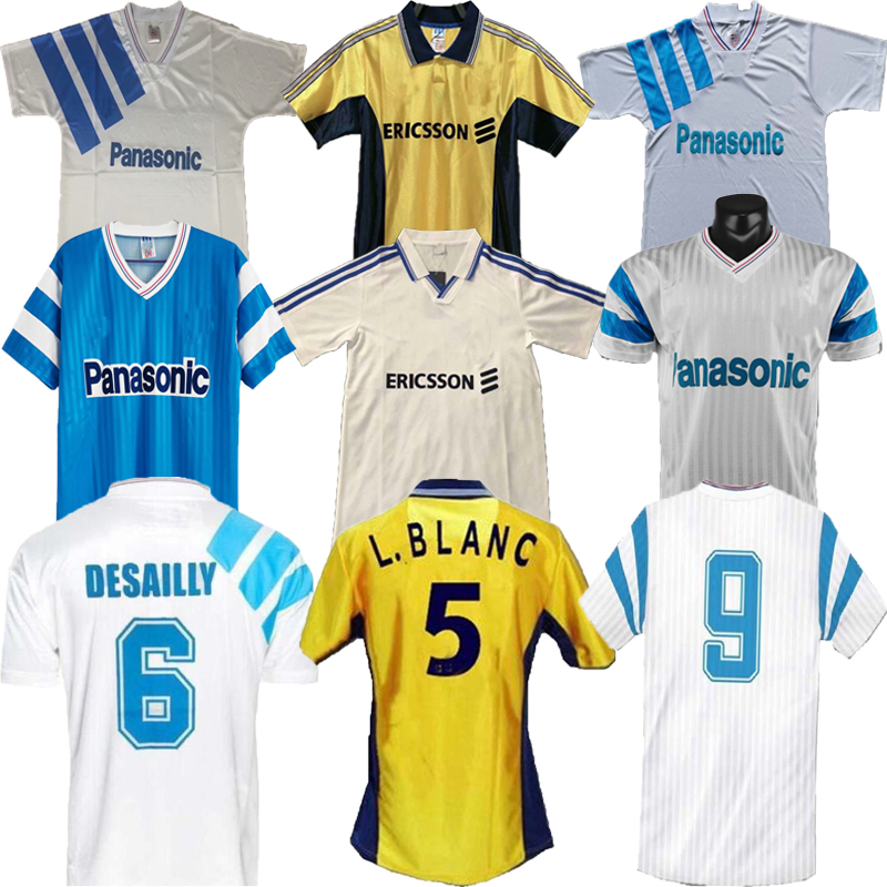 1990 1991 1992 1993 Marseille Retro Soccer Jerseys Olympique de 1998 1999 2000 CANTONA WADDLE Futbol Maillot Vintage Kit Football Camiseta C, Black;yellow
1990 1991 1992 1993 Marseille Retro Soccer Jerseys Olympique de 1998 1999 2000 CANTONA WADDLE Futbol Maillot Vintage Kit Football Camiseta C, Black;yellow
