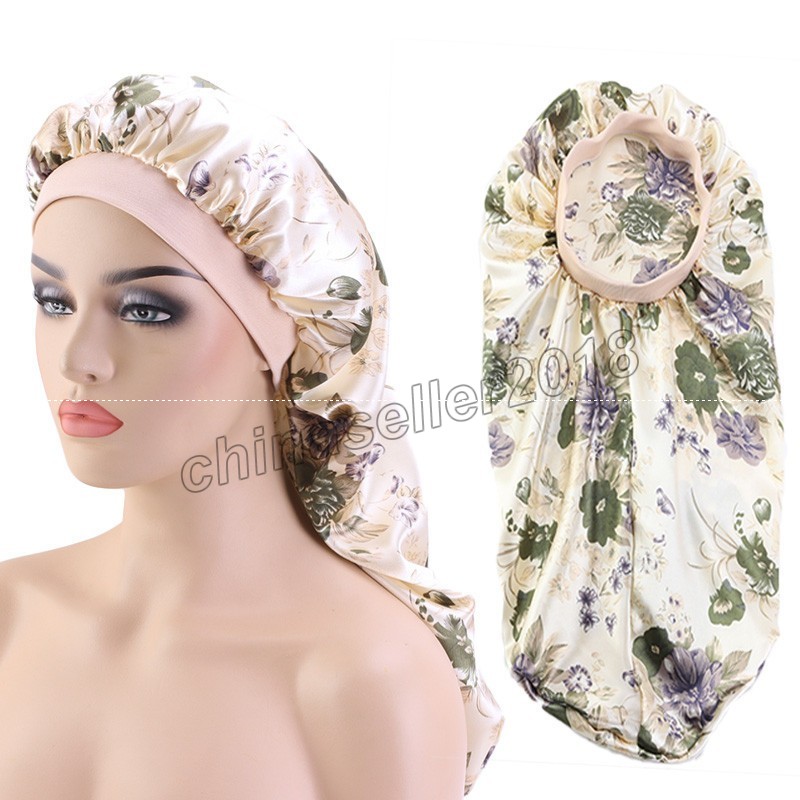 fashion Long Satin Bonnet Sleep Cap with high elastic hair band Night Cap Hair Care Bonnet Nightcap for Women Men chemo Cap, Mixed colors
fashion Long Satin Bonnet Sleep Cap with high elastic hair band Night Cap Hair Care Bonnet Nightcap for Women Men chemo Cap, Mixed colors