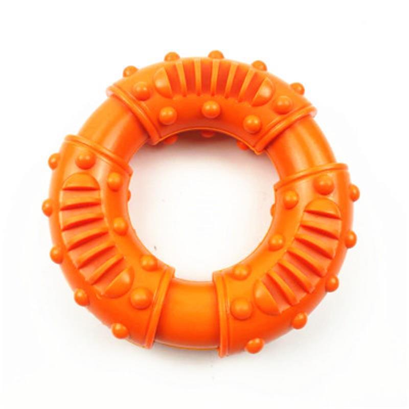 Powerful rubber chew toy for dog teeth Non-toxic and indestructible puppy toy for small and medium-sized big dog pet cleanin