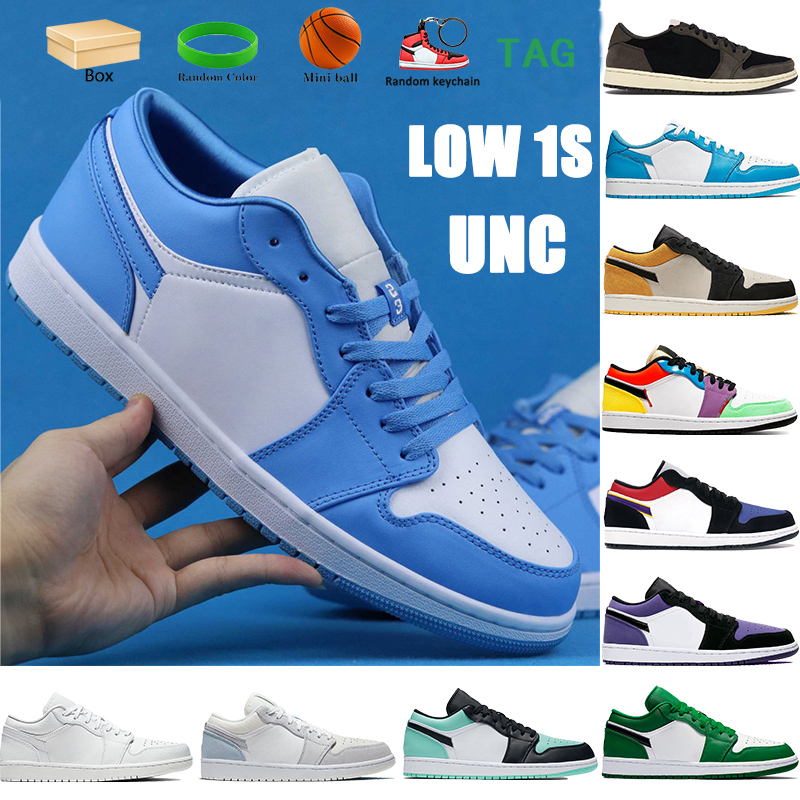 With Box low 1 1s mens Basketball Shoes UNC OG SP Travis Scotts triple white pine green men women sneakers trainers
With Box low 1 1s mens Basketball Shoes UNC OG SP Travis Scotts triple white pine green men women sneakers trainers