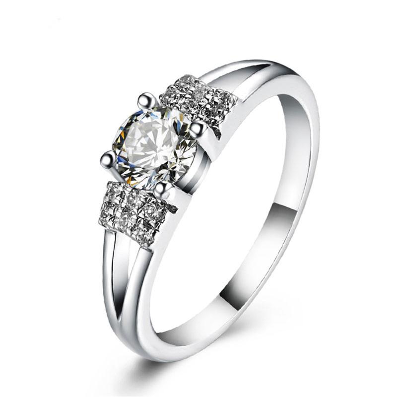 Wedding Rings Dashing Charms Crystal White Cubic Zirconia Silver Color Ring For Women Size 6 7 8 9 HERR0091
Wedding Rings Dashing Charms Crystal White Cubic Zirconia Silver Color Ring For Women Size 6 7 8 9 HERR0091