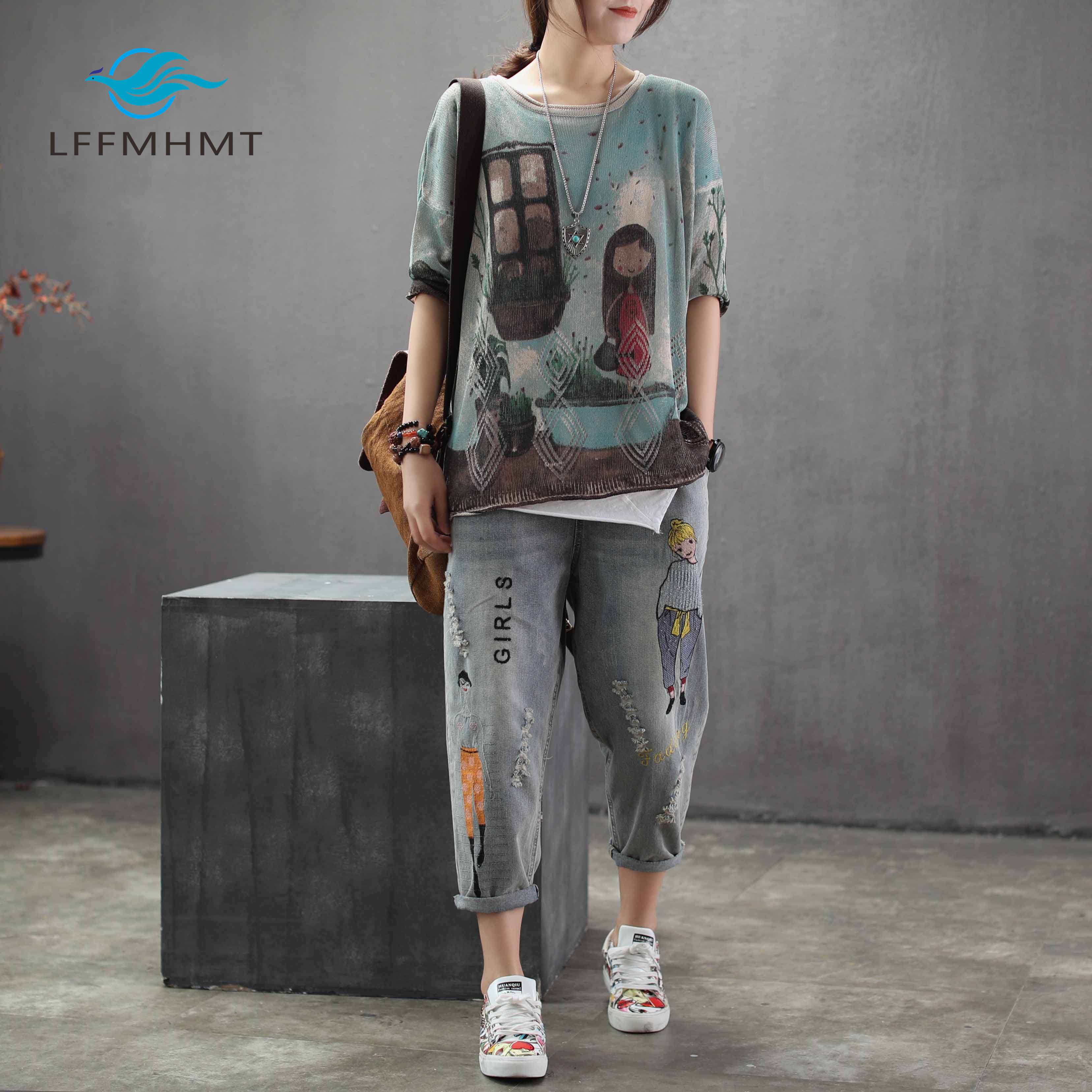 20116859 new fashion korea style vintage hole girl embroidery ankle-length denim jeans female casual loose harem pant trousers cloth, Blue
20116859 new fashion korea style vintage hole girl embroidery ankle-length denim jeans female casual loose harem pant trousers cloth, Blue