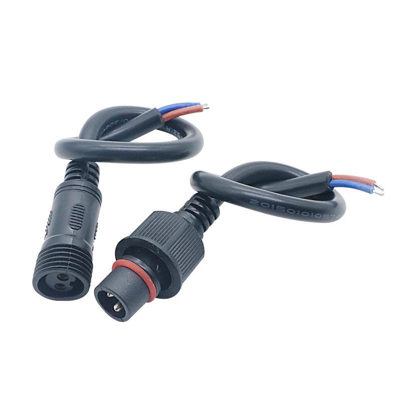 2021 Edison2011 2/3/4/5 pins Waterproof Connector with Wire Cable 40cm IP66 female & male plug 0.5 mm² for LED Strips