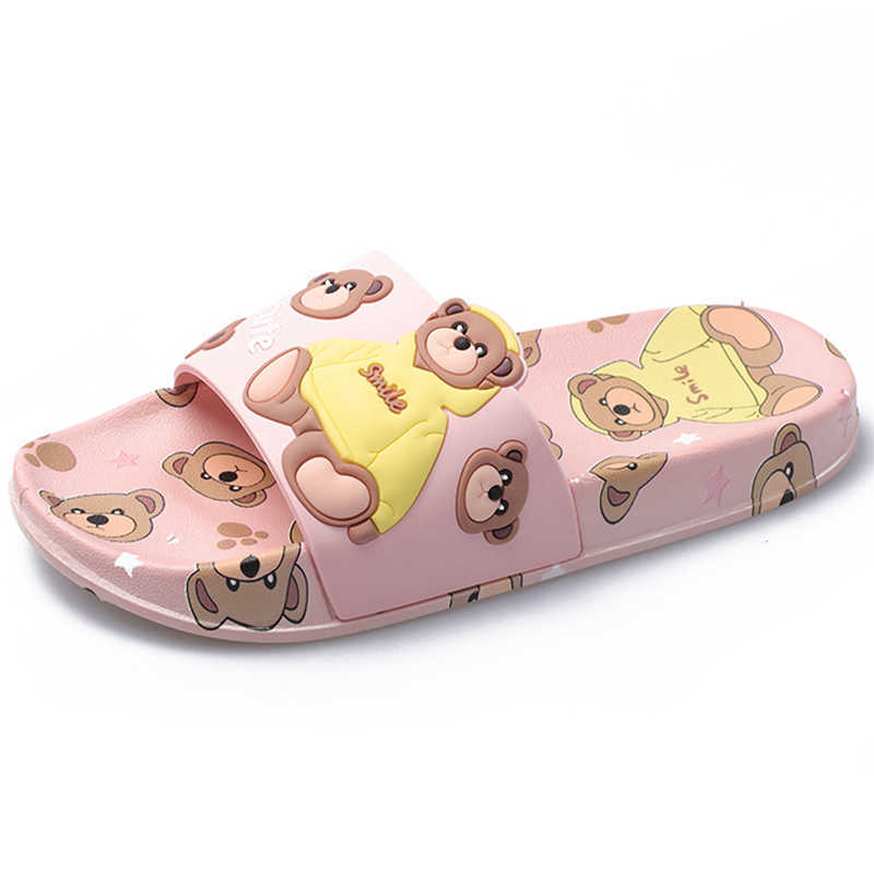 Summer Women Slippers Cartoon Bear Cute Sweet Comfortable Non-slip Bathroom Women Slippers Open Toe Indoor Bedroom Girl Sandals H0827, Apricot
Summer Women Slippers Cartoon Bear Cute Sweet Comfortable Non-slip Bathroom Women Slippers Open Toe Indoor Bedroom Girl Sandals H0827, Apricot