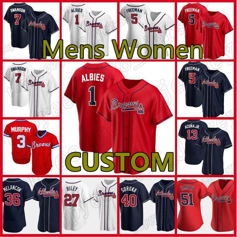 Braves Custom 13 Ronald Acuña Jr. Atlanta Ozzie Albies Jersey 20 Marcell Ozuna Freddie Freeman Baseball Men 36 Mark Melancon Dansby Swanson, Blue;black
Braves Custom 13 Ronald Acuña Jr. Atlanta Ozzie Albies Jersey 20 Marcell Ozuna Freddie Freeman Baseball Men 36 Mark Melancon Dansby Swanson, Blue;black