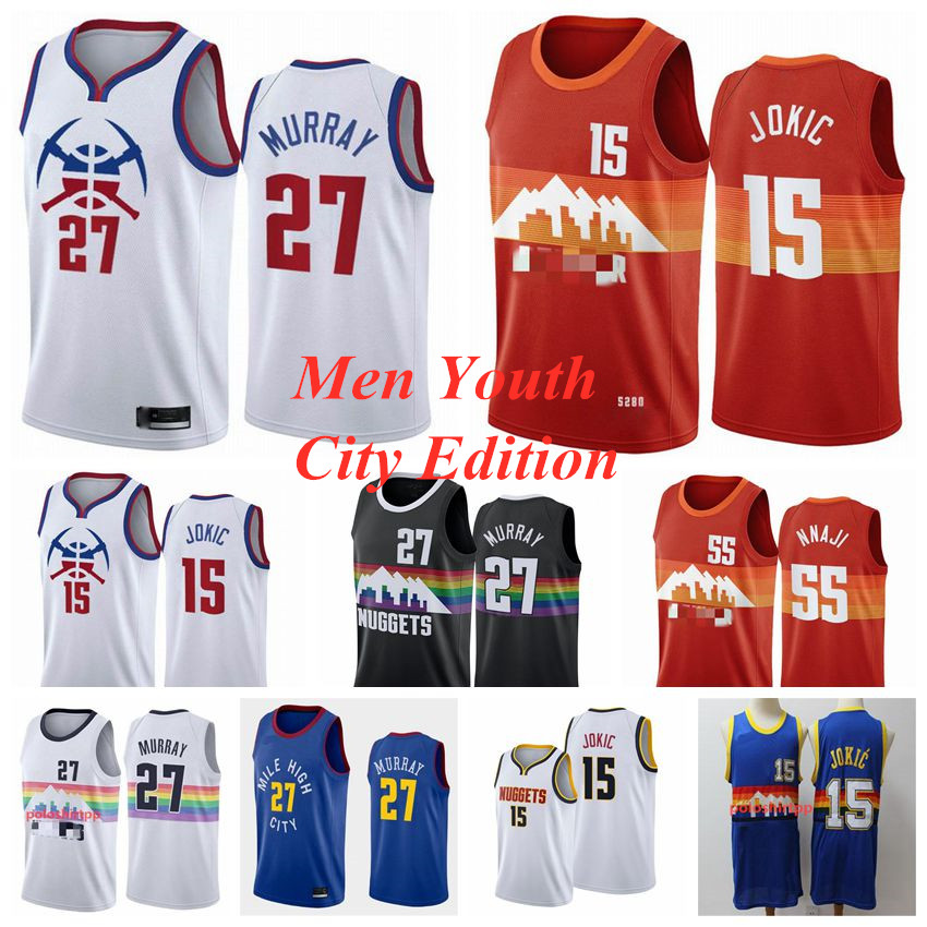 Authentic 15 Jokic Basketball Jersey Men Kids 55 Dikembe Jamal Murray 27 Jerseys Mitchell & Ness 2021 Youth Edition City Red White S-XXL, As photo
Authentic 15 Jokic Basketball Jersey Men Kids 55 Dikembe Jamal Murray 27 Jerseys Mitchell & Ness 2021 Youth Edition City Red White S-XXL, As photo