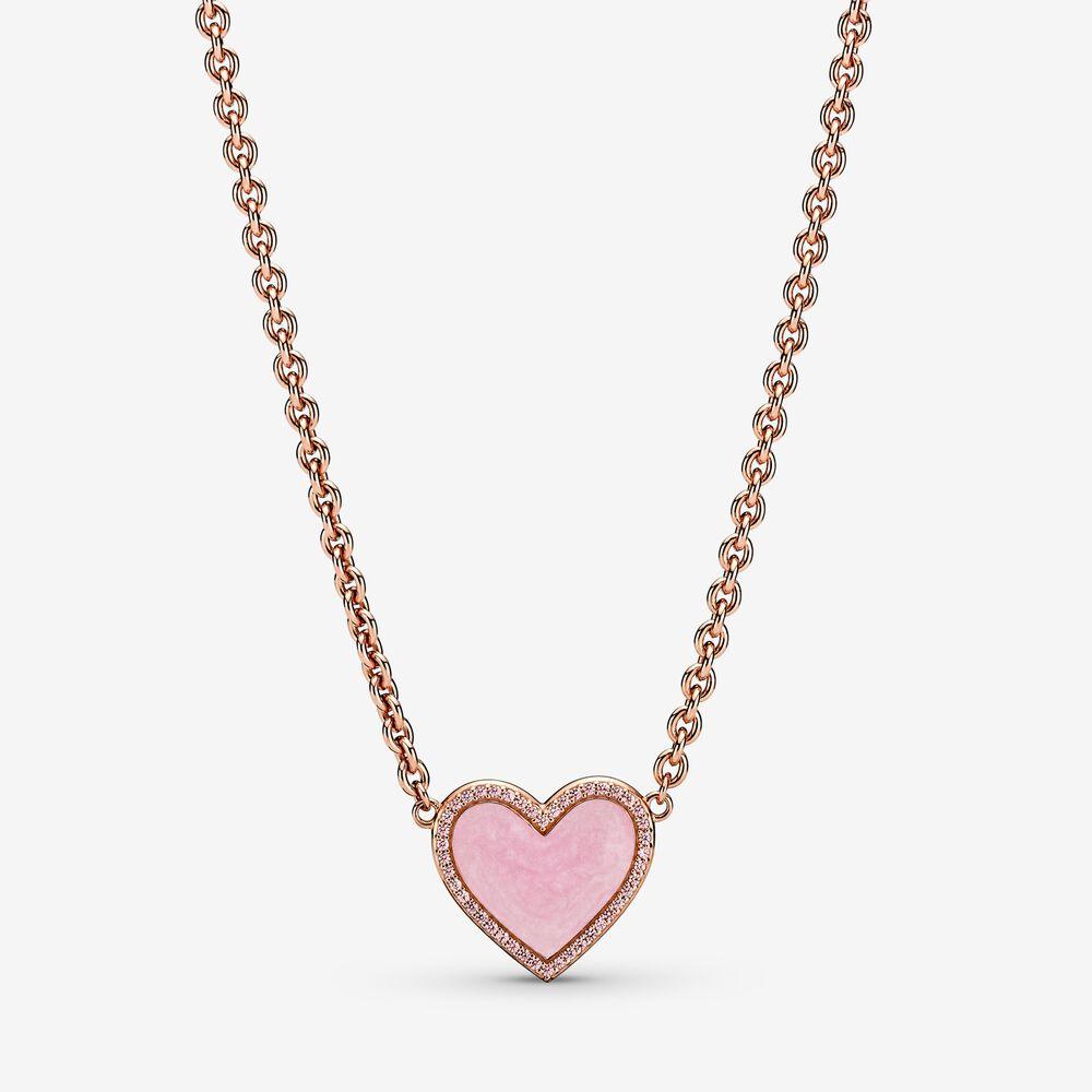 100% 925 Sterling Silver Pink Swirl Heart Collier Necklace Fashion Women Wedding Engagement Jewelry Accessories
100% 925 Sterling Silver Pink Swirl Heart Collier Necklace Fashion Women Wedding Engagement Jewelry Accessories