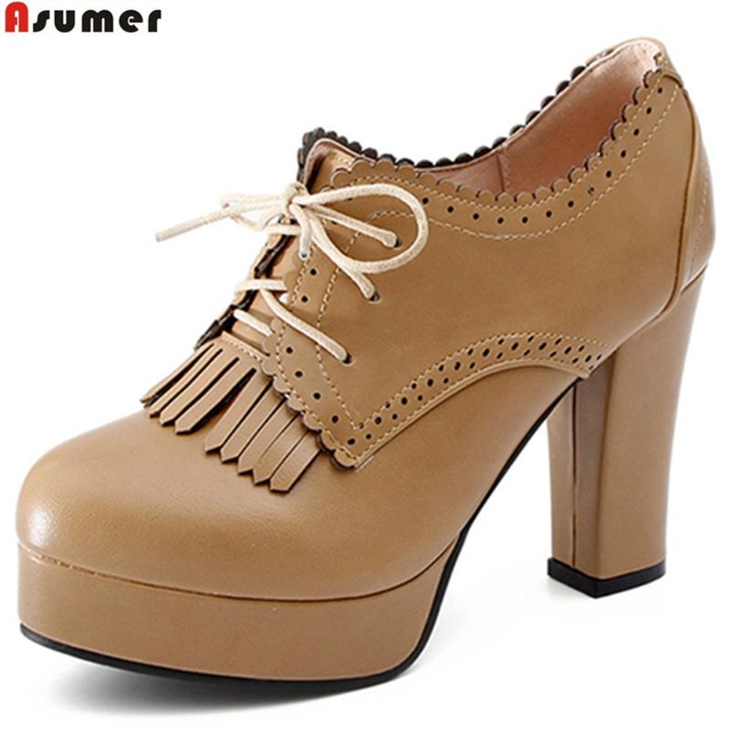 Dress Shoes ASUMER Black Beige Apricot Yellow Platform Spring Autumn Ladies Pumps Super High Women Heels Big Size 34-43
Dress Shoes ASUMER Black Beige Apricot Yellow Platform Spring Autumn Ladies Pumps Super High Women Heels Big Size 34-43
