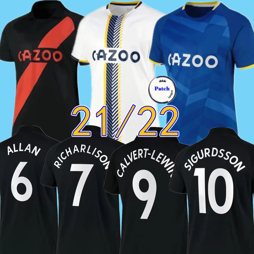 The Toffees #19 JAMES Home Blue Soccer Jerseys 21/22 #9 CALVERT-LEWIN Men Away Black Soccer Shirt 2021/2022 #10 SIGURDSSON #7 RICHARLISON, Home no patch
The Toffees #19 JAMES Home Blue Soccer Jerseys 21/22 #9 CALVERT-LEWIN Men Away Black Soccer Shirt 2021/2022 #10 SIGURDSSON #7 RICHARLISON, Home no patch