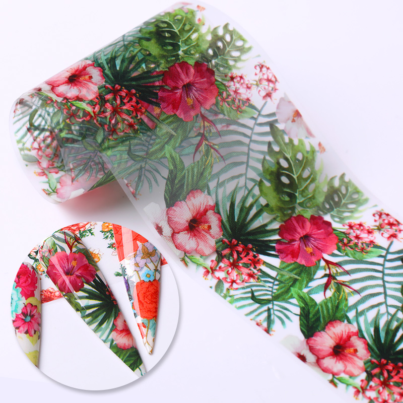 10 Pcs Summer Flowers Nail Foils Tropical Leaves Colorful Nail Decals Transfer Decorations Sets for Manicuring DIY Sticker Slide, 10pcs-13x6cm
10 Pcs Summer Flowers Nail Foils Tropical Leaves Colorful Nail Decals Transfer Decorations Sets for Manicuring DIY Sticker Slide, 10pcs-13x6cm