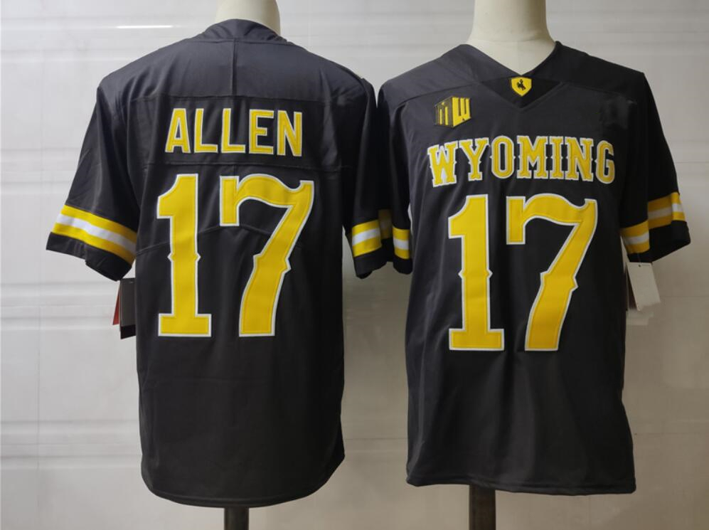 Men's Wyoming Cowboys Brown And White Football Jersey Josh #17 Allen Jersey Adult S-3XL College Football Jersey, Coffee
Men's Wyoming Cowboys Brown And White Football Jersey Josh #17 Allen Jersey Adult S-3XL College Football Jersey, Coffee