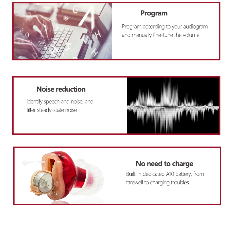 Digital Hearing Aid Mini CIC Adjustable Ear Sound Amplifier Enhancer Programmable Hearing Device Digital Tone Ear Care S-12AScouts
Digital Hearing Aid Mini CIC Adjustable Ear Sound Amplifier Enhancer Programmable Hearing Device Digital Tone Ear Care S-12AScouts