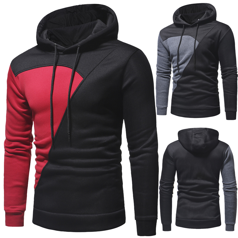 Autumn Winter Classic Style Hoodies Stitching Design Men's Casual Slim Fit Hoodie Color Matching Hooded Pullover Sweater W31, Gray
Autumn Winter Classic Style Hoodies Stitching Design Men's Casual Slim Fit Hoodie Color Matching Hooded Pullover Sweater W31, Gray