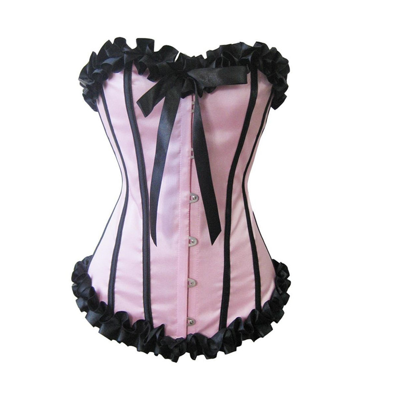 Woman Bustiers Pink Black Corset Satin Boned Lace Up Sexy Cincher Bustiers Women Sexy Corselet Lingerie Overbust Underbust Waist Trainer Cor, Blue
Woman Bustiers Pink Black Corset Satin Boned Lace Up Sexy Cincher Bustiers Women Sexy Corselet Lingerie Overbust Underbust Waist Trainer Cor, Blue