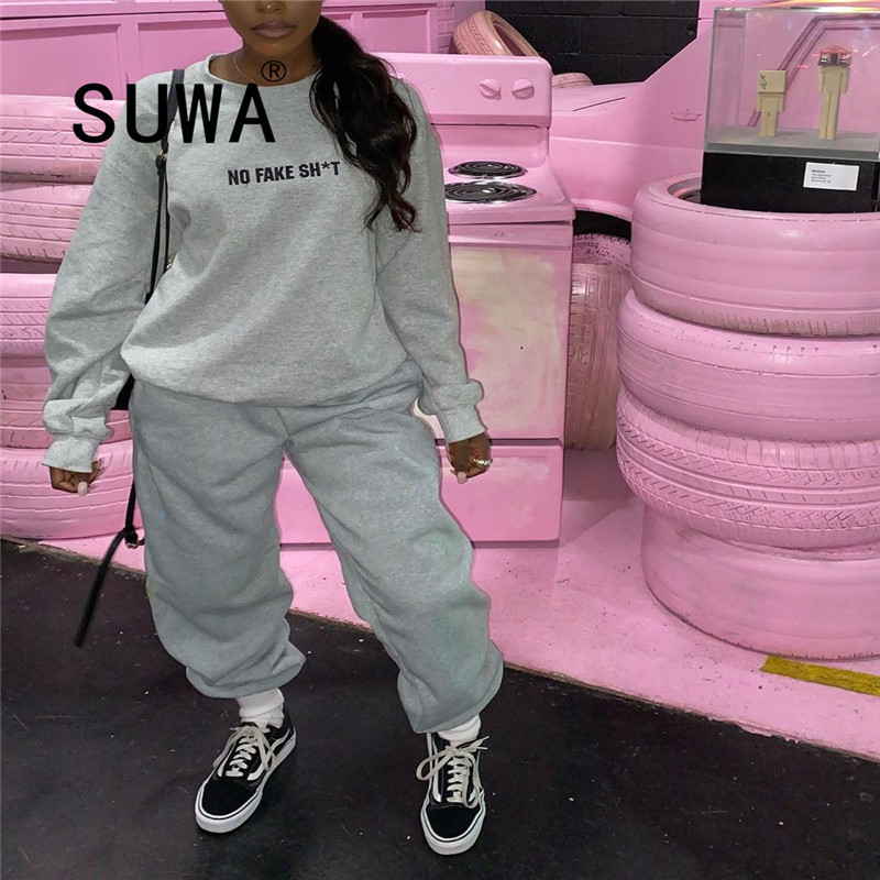Graffiti Streetwear Two 2 Piece Set Women Tracksuit Female Sweatshirt Top Baggy Pants Matching Sets Casual Outfits Sweatsuit 210525, Gray
Graffiti Streetwear Two 2 Piece Set Women Tracksuit Female Sweatshirt Top Baggy Pants Matching Sets Casual Outfits Sweatsuit 210525, Gray