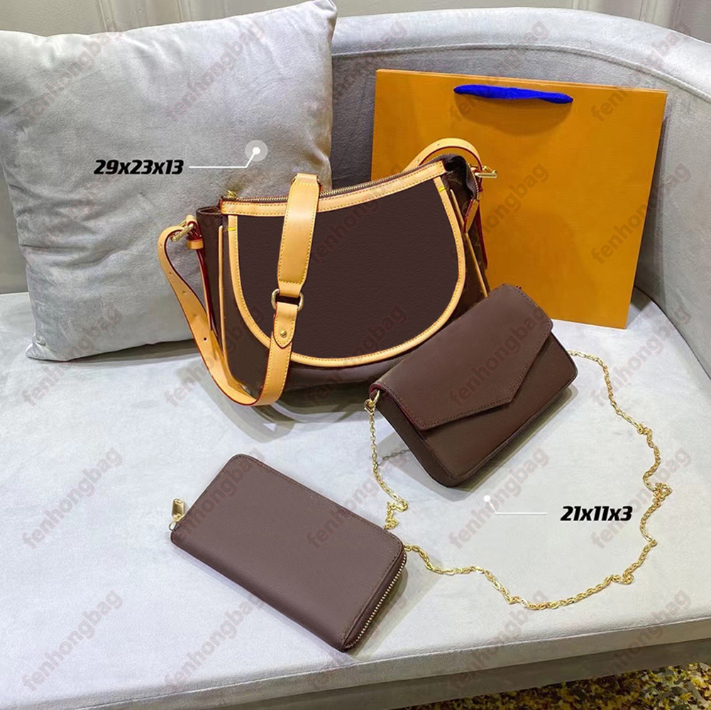 Designer Fashion woman Shoulder Bags Three-piece Totes Handbag Genuine Leather Classic pattern Design Super Large Capacity High Quality Gifts 097, Dustbag
Designer Fashion woman Shoulder Bags Three-piece Totes Handbag Genuine Leather Classic pattern Design Super Large Capacity High Quality Gifts 097, Dustbag