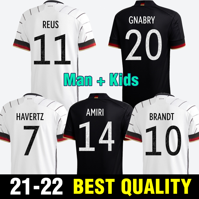 2021 Germany soccer jersey Home Away HUMMELS KROOS SANE DRAXLER REUS MULLER GOTZE football shirts uniforms Fans version men + kids kit, Black;yellow
2021 Germany soccer jersey Home Away HUMMELS KROOS SANE DRAXLER REUS MULLER GOTZE football shirts uniforms Fans version men + kids kit, Black;yellow
