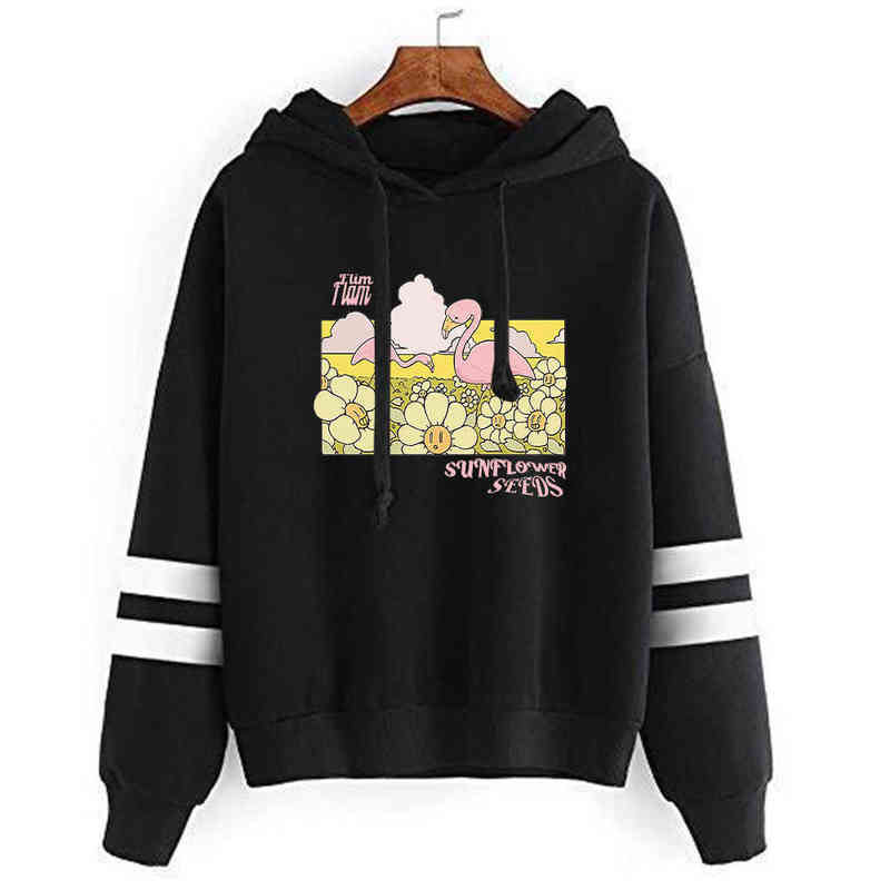 2021 Flim Flam Flamingo Merch Strawberry Milk Box Hoodie Sweatshirts stylish Autumn Winter Letter Hooded Pullovers Print Hoodie G1208