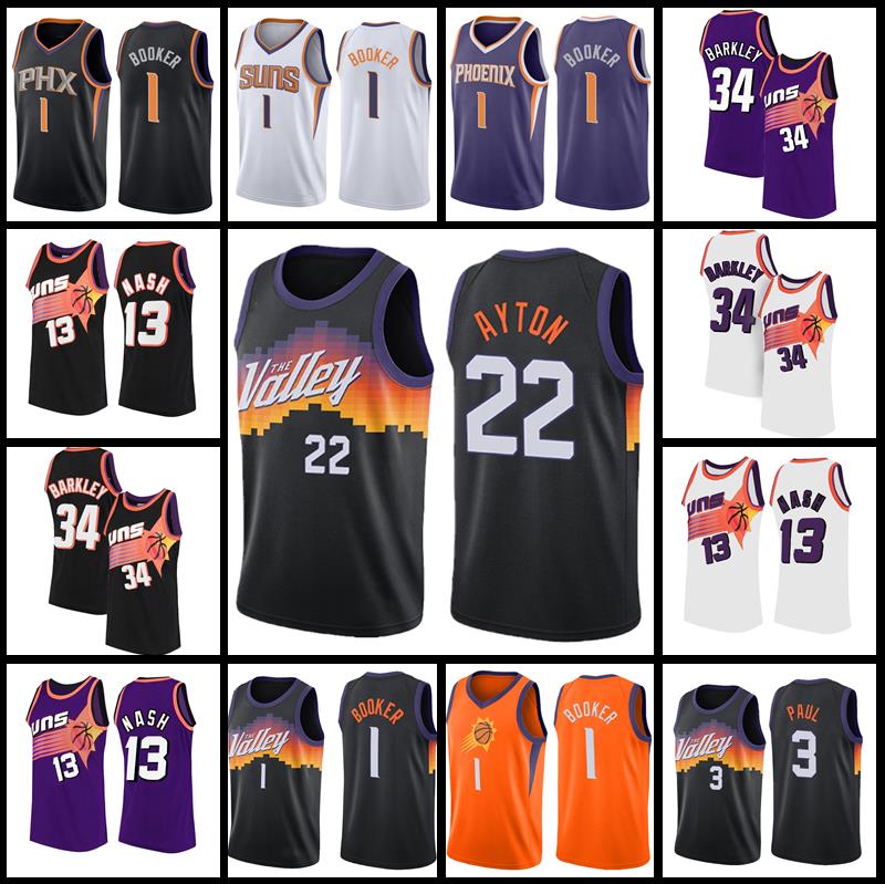 Phoenix Suns NBA Basketball Jerseys 22 DeAndre Ayton 3 Chris Paul 1 Denver Booker 13 Steve Nash 34 Charles Barkley Mens Retro Lakers 8 24 Kobe Bryant, Jersey
Phoenix Suns NBA Basketball Jerseys 22 DeAndre Ayton 3 Chris Paul 1 Denver Booker 13 Steve Nash 34 Charles Barkley Mens Retro Lakers 8 24 Kobe Bryant, Jersey