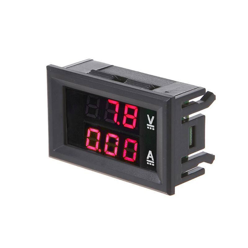 1 Pc Dc 0-100V/50A Red Digital Voltaire Amperemeter Led Dual Display Voltage Current Indicator Monitor Detector