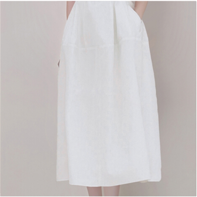 Fashion Summer Dress Women's Temperament Ladies Puff Sleeve White Slim Long Vestidos 210520