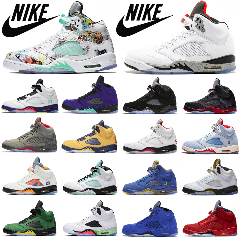 2021 Men women Basketball Shoes Nike Air Retro Jordan 5 5s Alternate Grape International Flight Space Jam Wings mens trainers sports snekaers 40-47, Fire red
2021 Men women Basketball Shoes Nike Air Retro Jordan 5 5s Alternate Grape International Flight Space Jam Wings mens trainers sports snekaers 40-47, Fire red