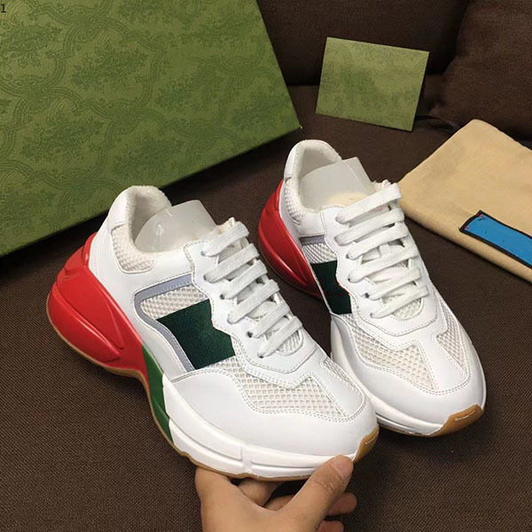 Hommes Femmes Rhyton Casual Dad Chaussures Paris Luxury Design House emblématique Sneaker toile mini rétro tissu jacquard semelle épaisse kjy0003
Hommes Femmes Rhyton Casual Dad Chaussures Paris Luxury Design House emblématique Sneaker toile mini rétro tissu jacquard semelle épaisse kjy0003