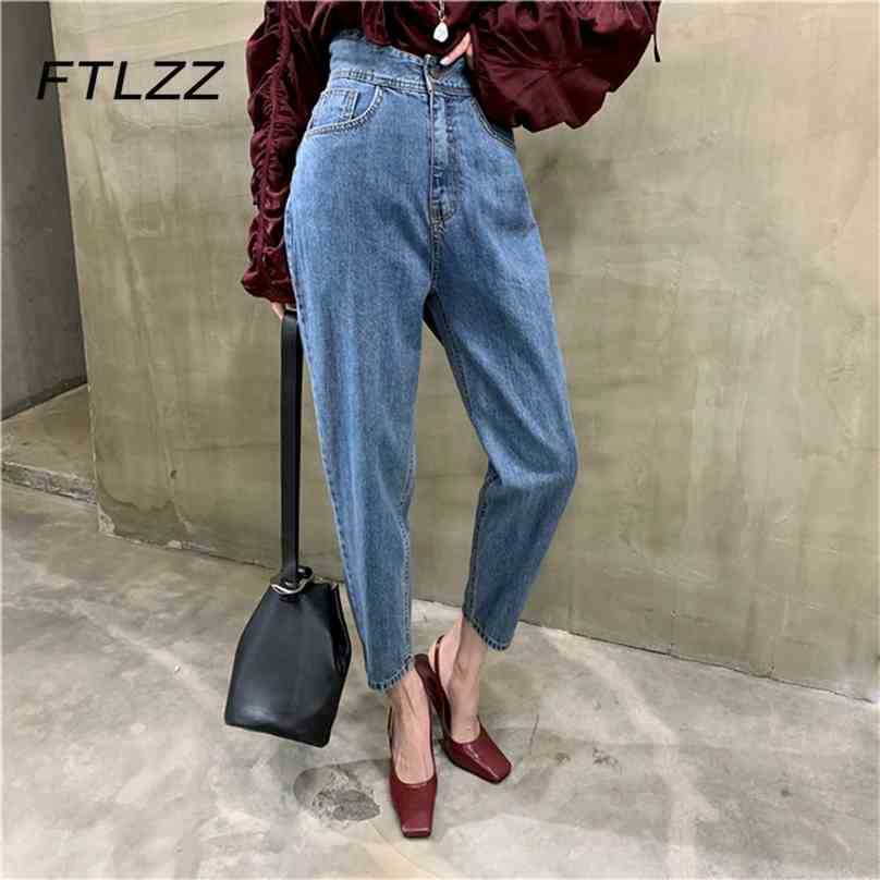 Streetwear Harem Pants for Women Spring Autumn High Waist Vintage Blue Denim Jeans Woman 210525
Streetwear Harem Pants for Women Spring Autumn High Waist Vintage Blue Denim Jeans Woman 210525
