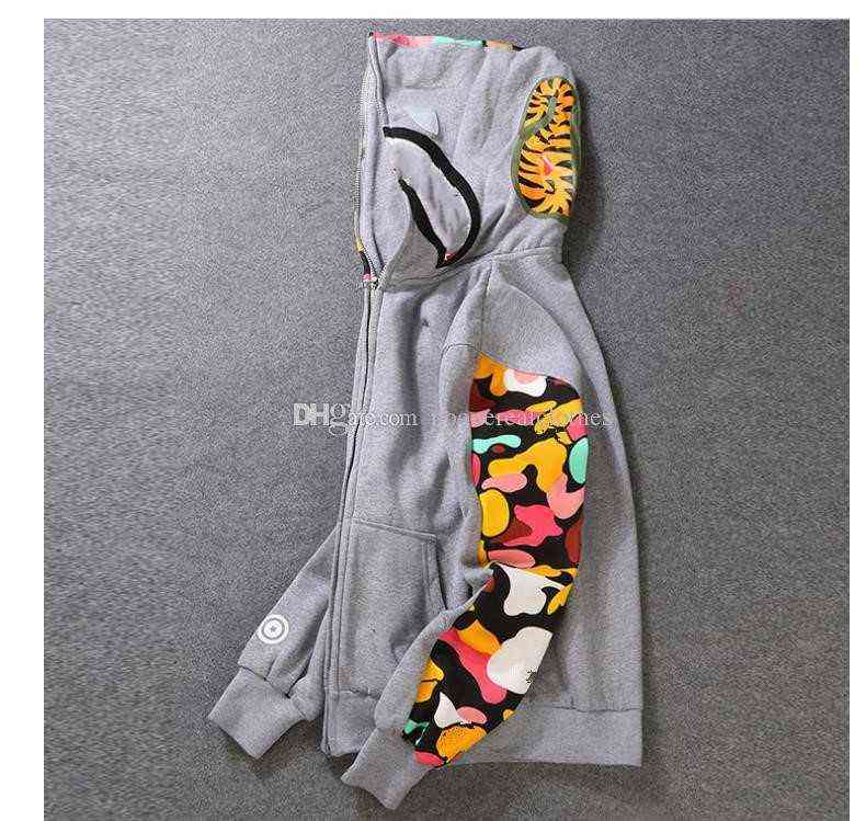 New Men' clothes hoodies jacket Gray camouflage Shark print men fashion cotton Hooded Sportswear inner fleece hoody sweatshirt Coat, Black
New Men' clothes hoodies jacket Gray camouflage Shark print men fashion cotton Hooded Sportswear inner fleece hoody sweatshirt Coat, Black