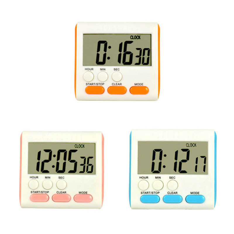 Kitchen Timer Multifunctional Count Up Down Alarm Clock Cooking Timers Large LCD Digital Timers Cook Food Tools Magnetic