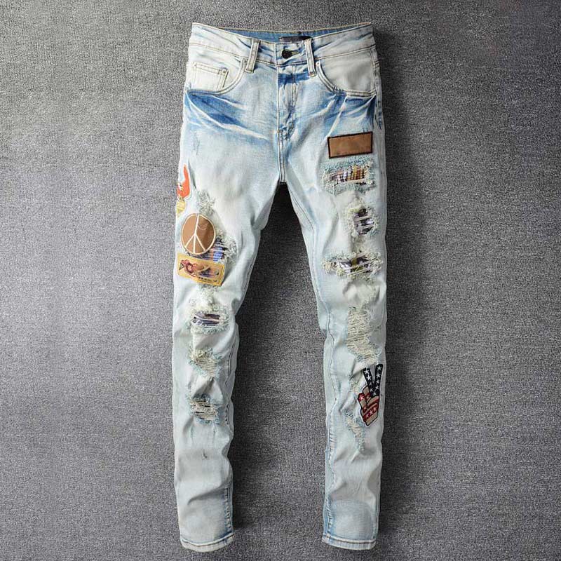 2021 Mens Fashion Jeans Skinny Straight Slim Ripped men street wear Motorcycle Biker jean denim pants size 28-40, Opp bag bot sale
2021 Mens Fashion Jeans Skinny Straight Slim Ripped men street wear Motorcycle Biker jean denim pants size 28-40, Opp bag bot sale